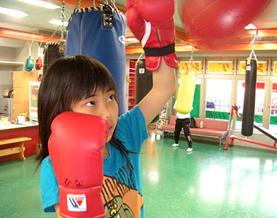 練習風景写真 淵野辺・ボクシングジム練習01