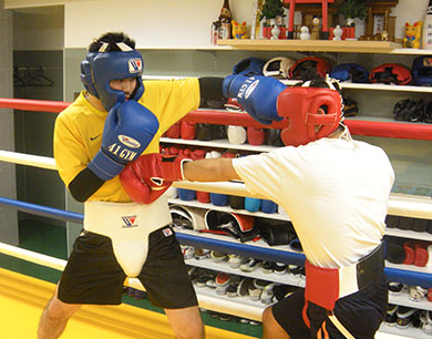 練習風景写真 相模原・ボクシングジム練習02