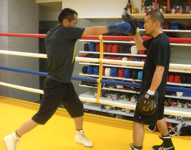 練習風景写真 淵野辺・ボクシングジム練習04